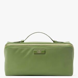 Kate Spade Green Cosmetic Case